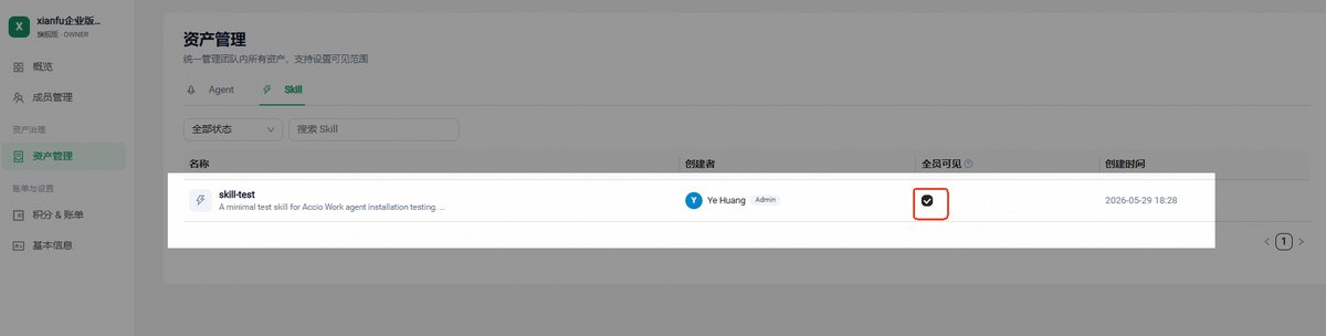Skill 全员可见